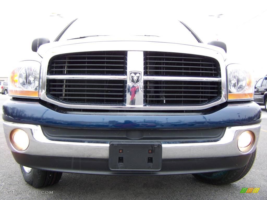 2006 Ram 1500 SLT Quad Cab 4x4 - Patriot Blue Pearl / Medium Slate Gray photo #3