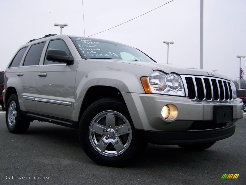 2007 Grand Cherokee Limited CRD 4x4 - Light Graystone Pearl / Dark Khaki/Light Graystone photo #1