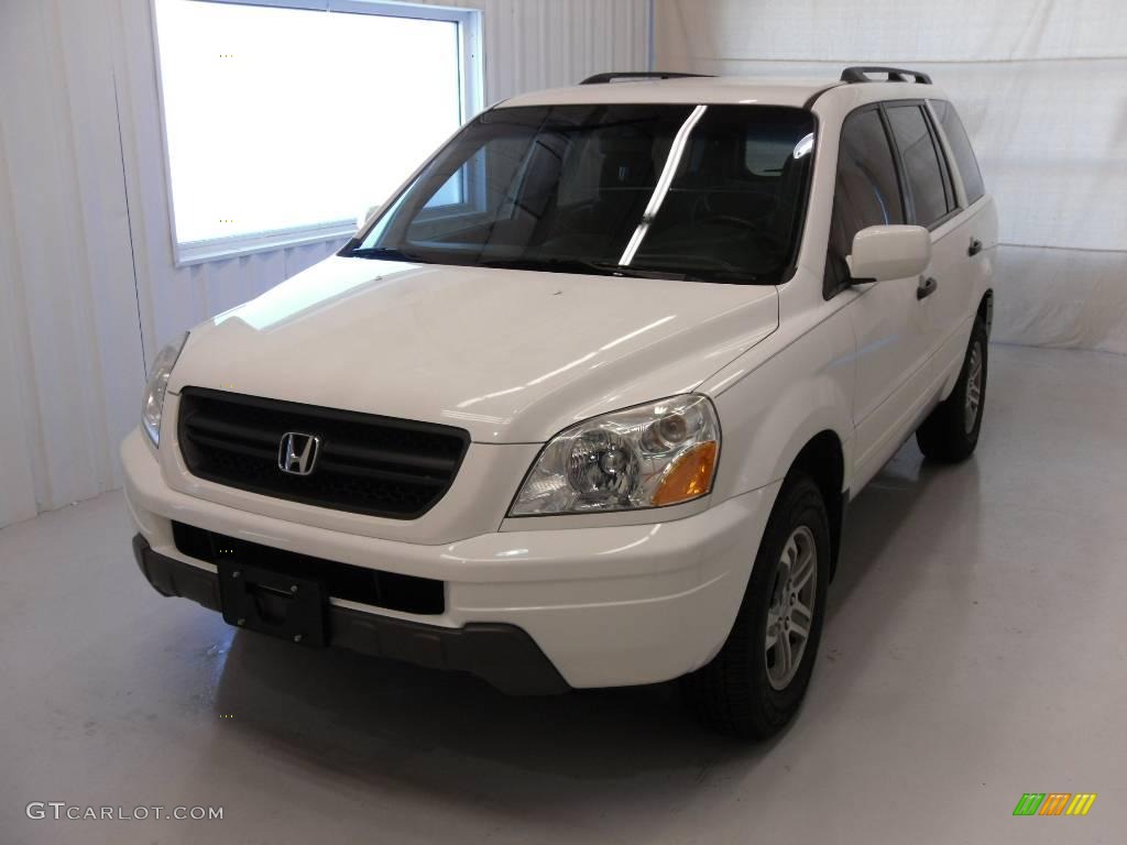 2005 Pilot EX 4WD - Taffeta White / Gray photo #1