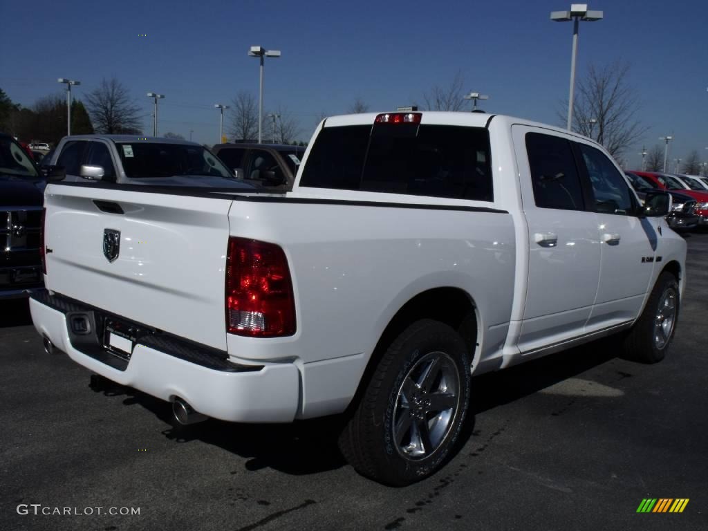 2010 Ram 1500 SLT Crew Cab - Stone White / Dark Slate/Medium Graystone photo #3