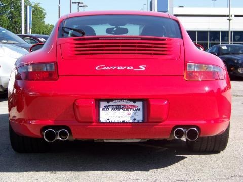 2006 911 Carrera S Coupe - Guards Red / Sand Beige photo #23