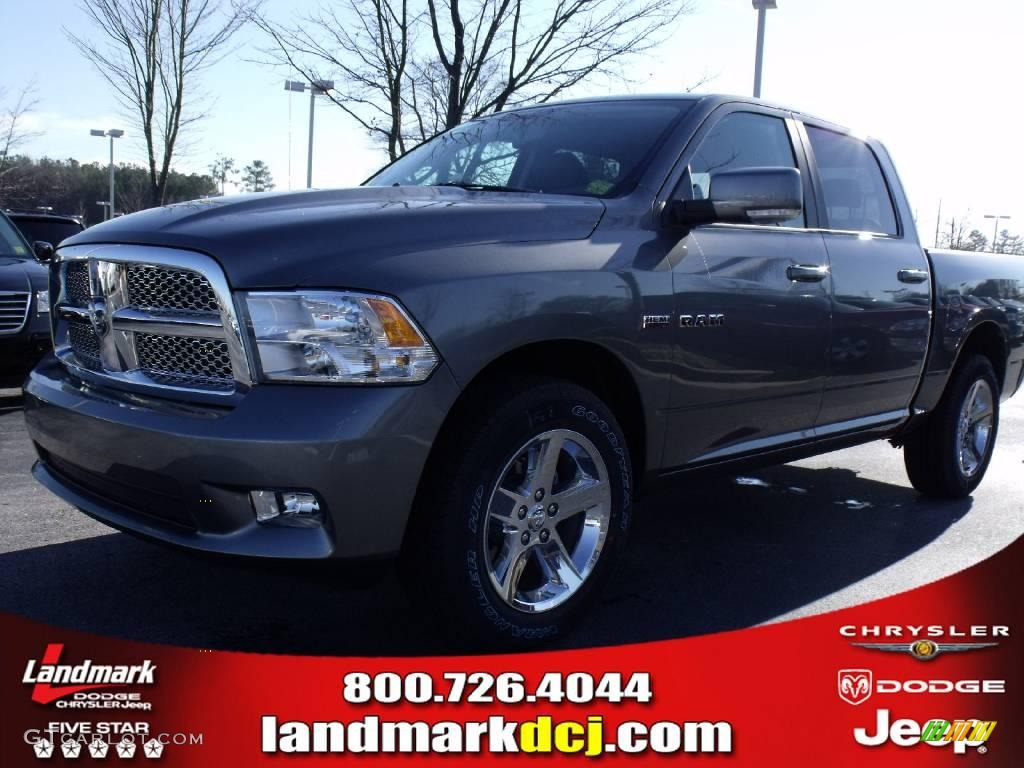 2010 Ram 1500 SLT Crew Cab - Mineral Gray Metallic / Dark Slate/Medium Graystone photo #1