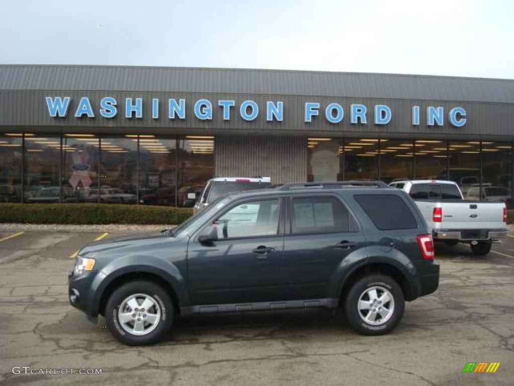 2009 Escape Limited V6 4WD - Black Pearl Slate Metallic / Charcoal photo #1