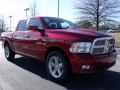 2010 Inferno Red Crystal Pearl Dodge Ram 1500 SLT Crew Cab  photo #4