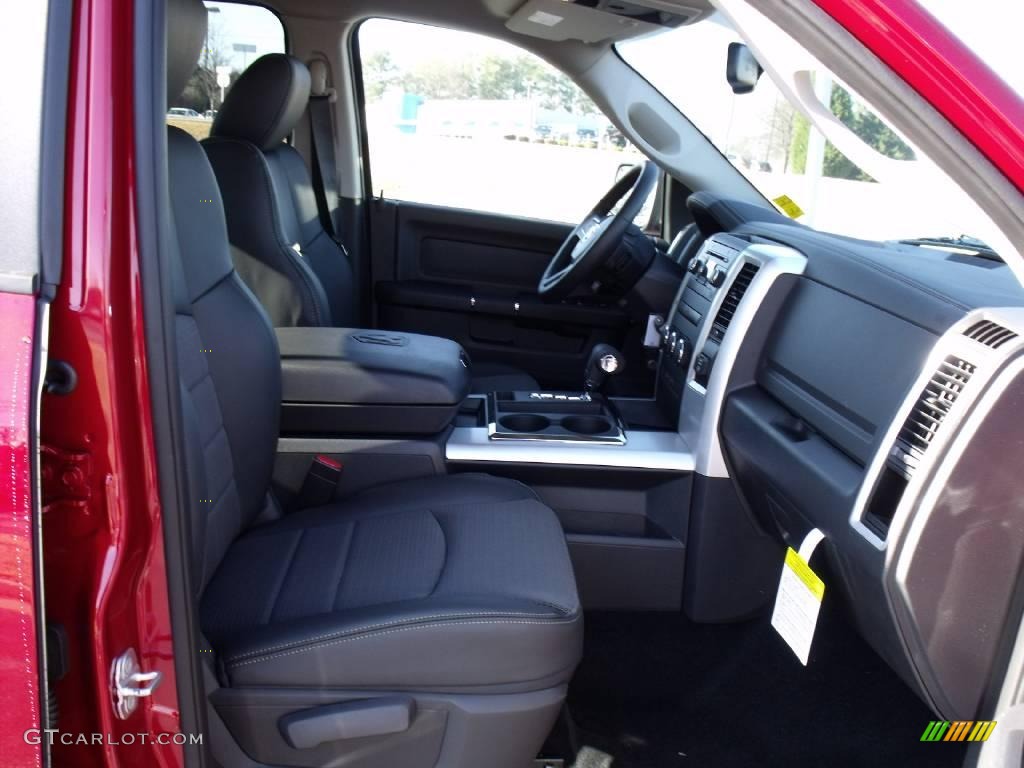 2010 Ram 1500 SLT Crew Cab - Inferno Red Crystal Pearl / Dark Slate/Medium Graystone photo #10