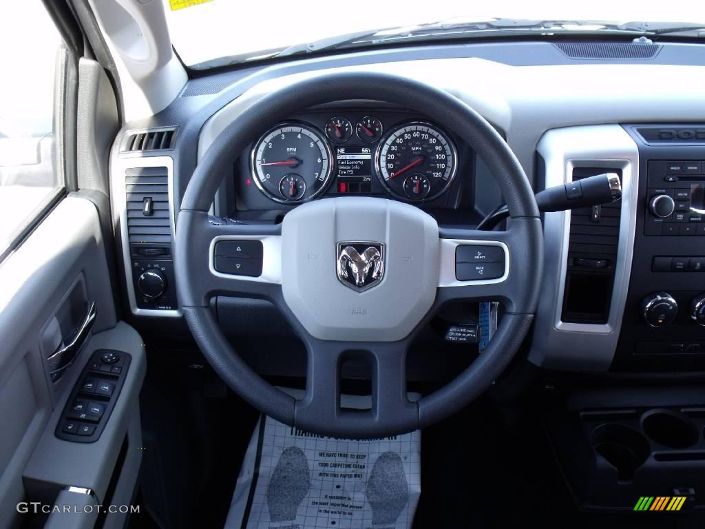 2010 Ram 1500 SLT Crew Cab - Stone White / Dark Slate/Medium Graystone photo #12