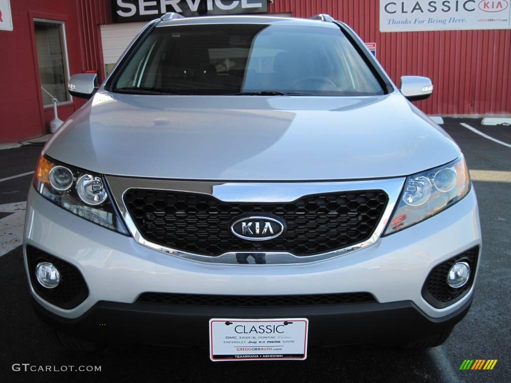 2011 Sorento LX - Bright Silver / Black photo #5