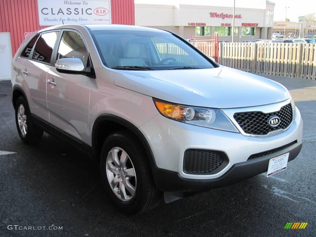 2011 Sorento LX - Bright Silver / Gray photo #2