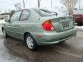 2003 Quartz Green Metallic Hyundai Accent GL Coupe  photo #4