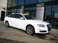 2008 Ibis White Audi A6 3.2 quattro Sedan  photo #1