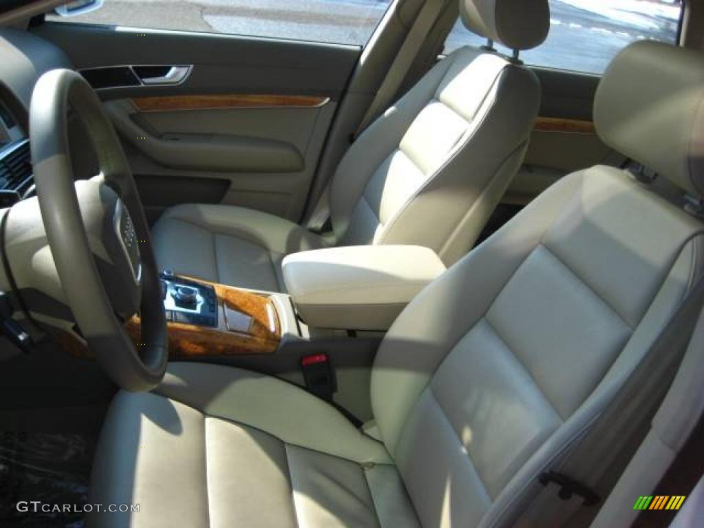 2008 A6 3.2 quattro Sedan - Ibis White / Cardamom Beige photo #12