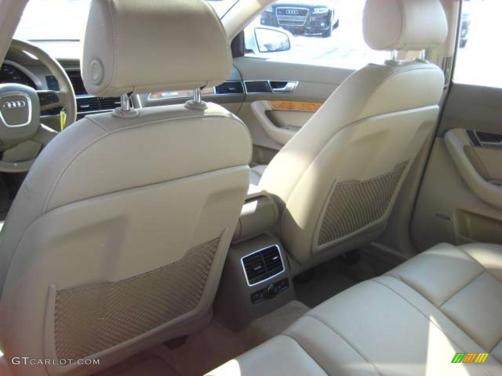 2008 A6 3.2 quattro Sedan - Ibis White / Cardamom Beige photo #13
