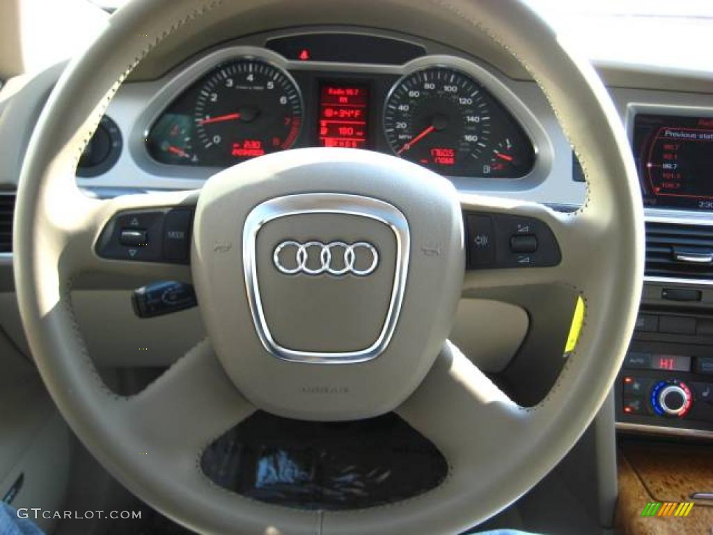 2008 A6 3.2 quattro Sedan - Ibis White / Cardamom Beige photo #20