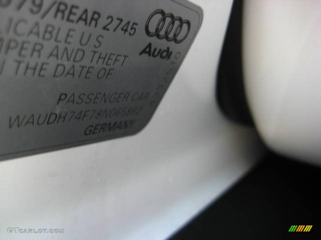 2008 A6 3.2 quattro Sedan - Ibis White / Cardamom Beige photo #23