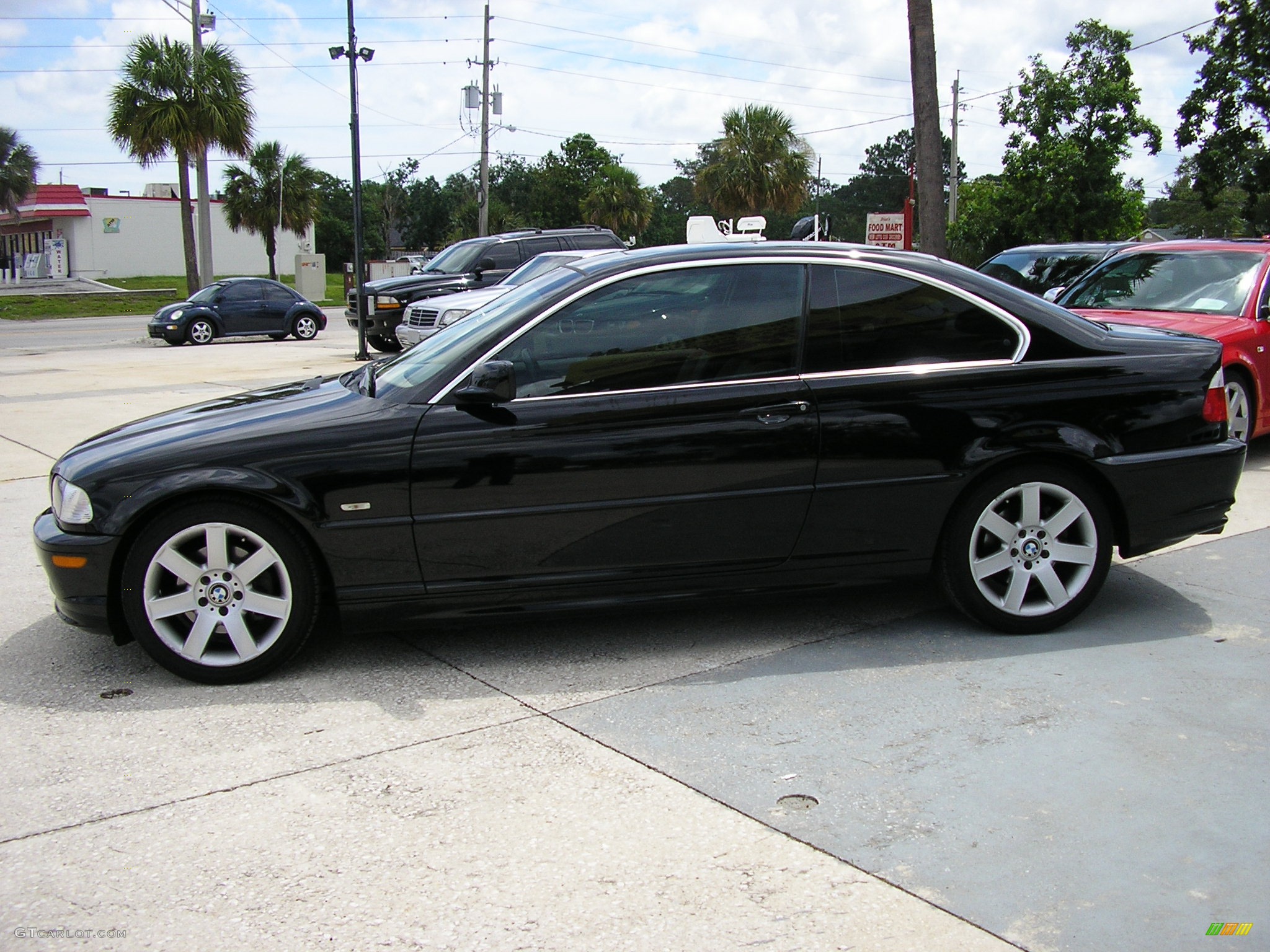 2003 3 Series 325i Coupe - Jet Black / Beige photo #2