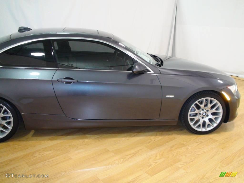 2007 3 Series 328i Coupe - Sparkling Graphite Metallic / Grey photo #4