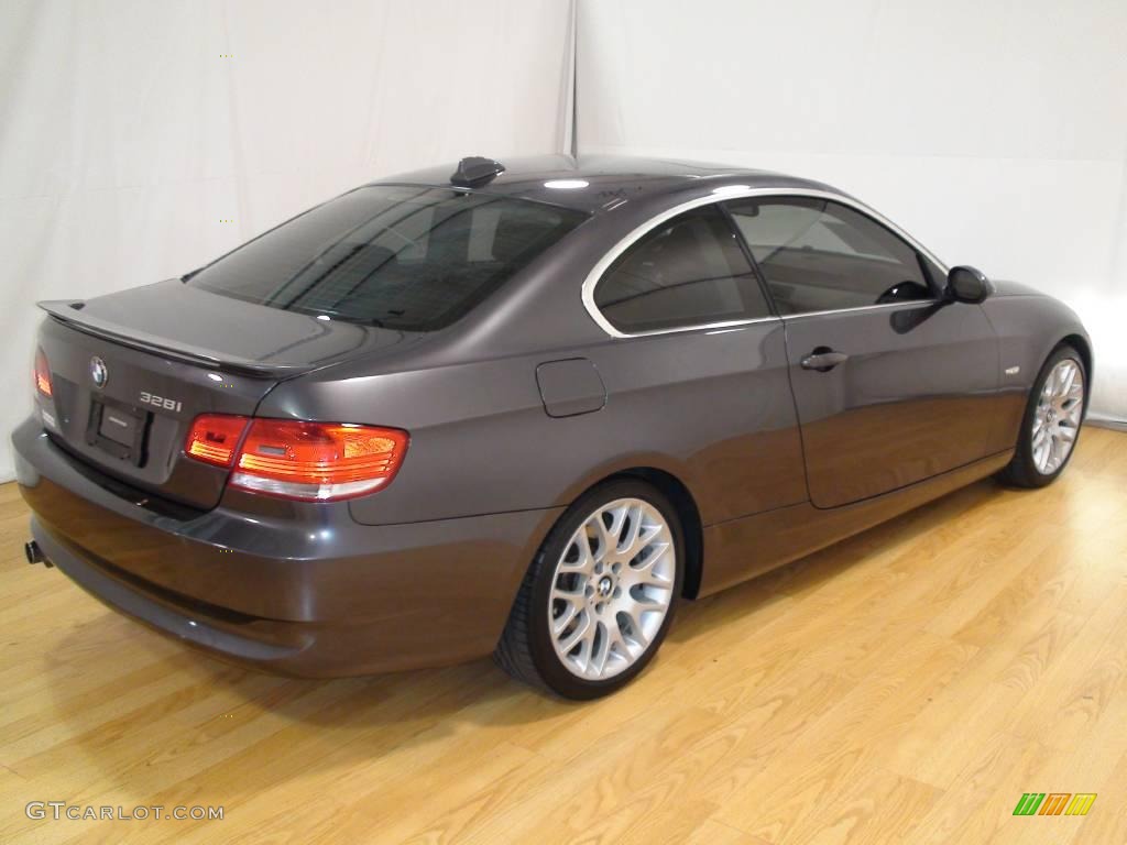 2007 3 Series 328i Coupe - Sparkling Graphite Metallic / Grey photo #5