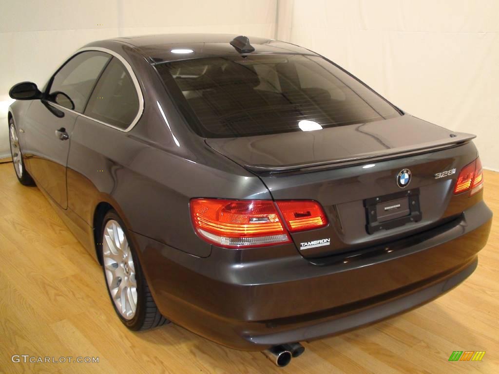 2007 3 Series 328i Coupe - Sparkling Graphite Metallic / Grey photo #7