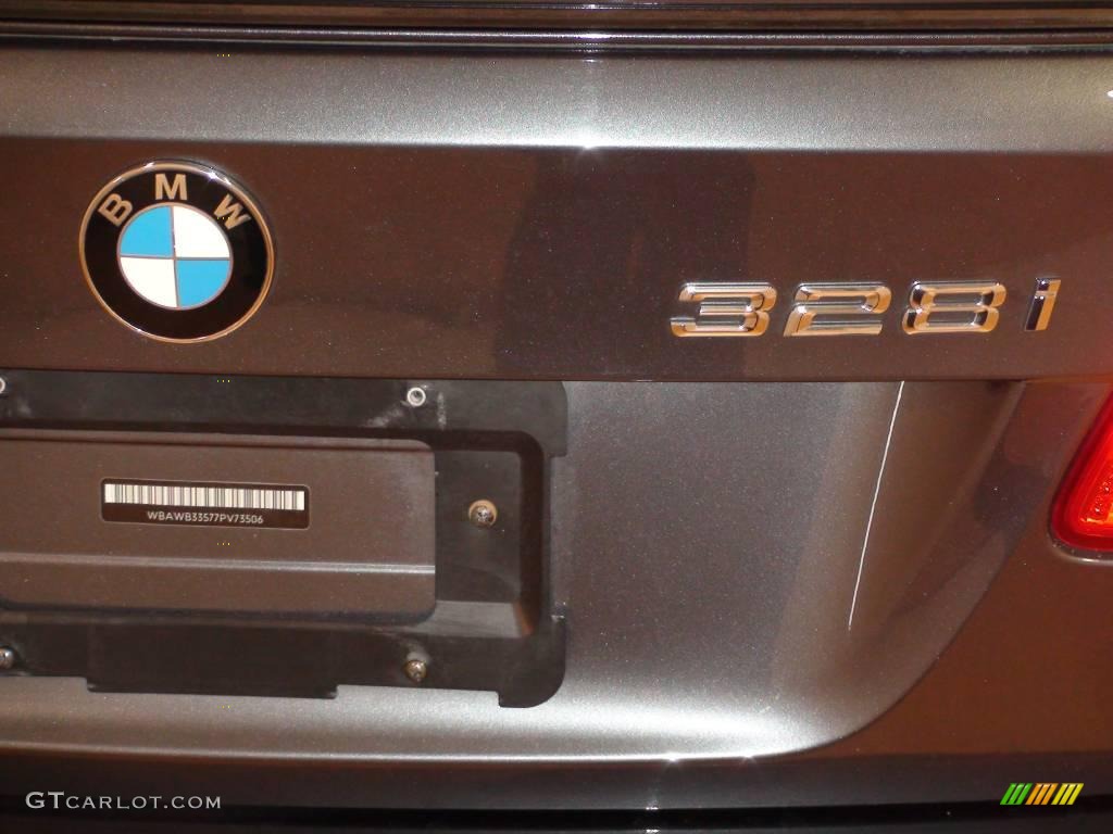 2007 3 Series 328i Coupe - Sparkling Graphite Metallic / Grey photo #8