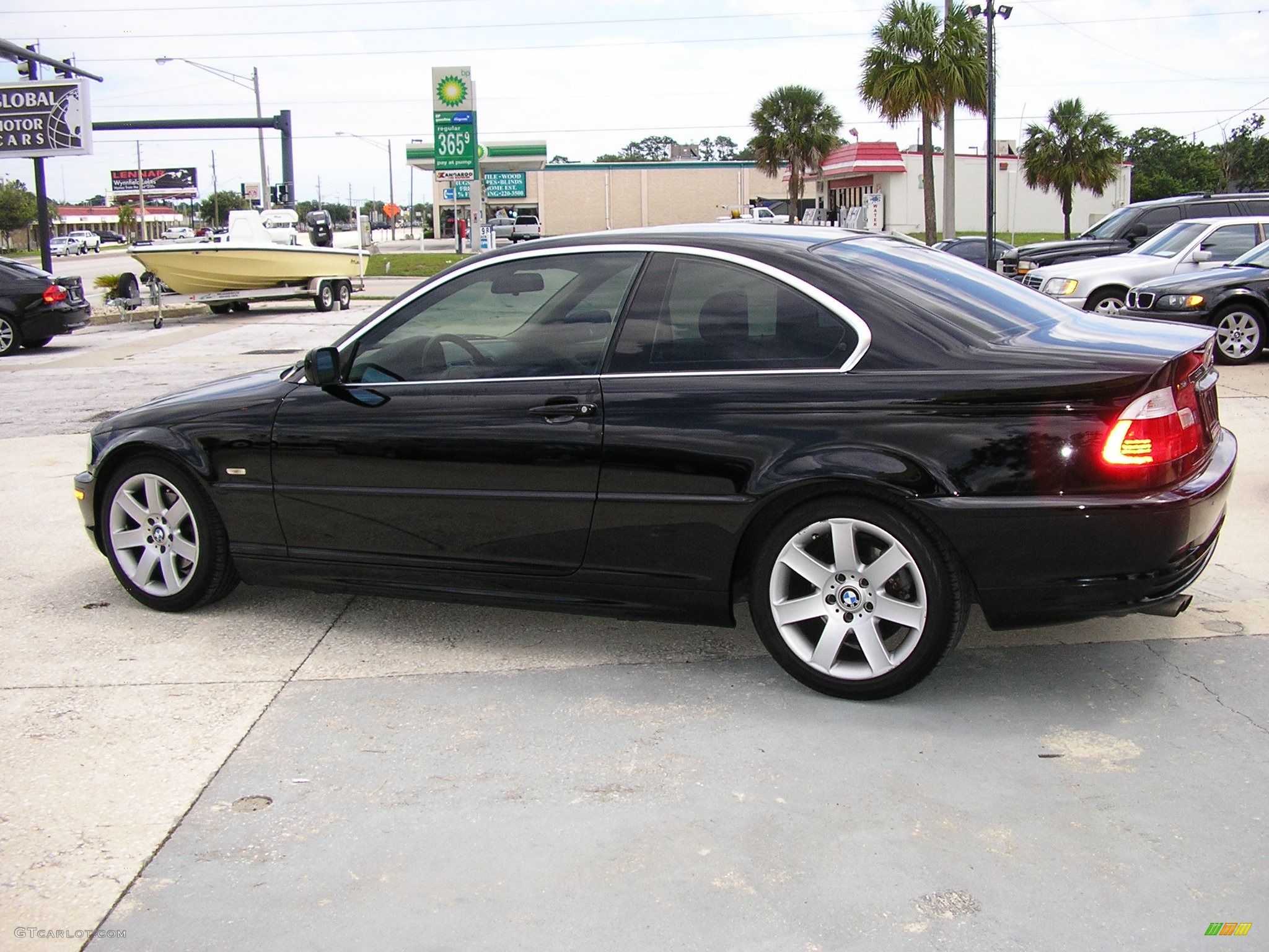 2003 3 Series 325i Coupe - Jet Black / Beige photo #3