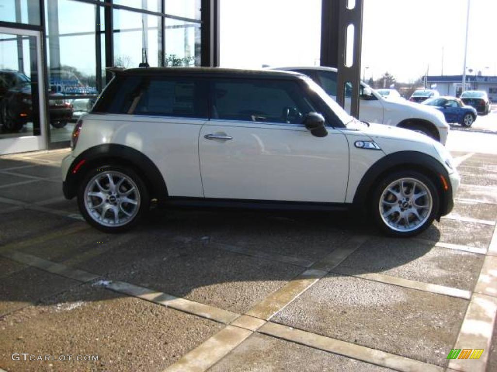 2007 Cooper S Hardtop - Pepper White / Grey/Carbon Black photo #9