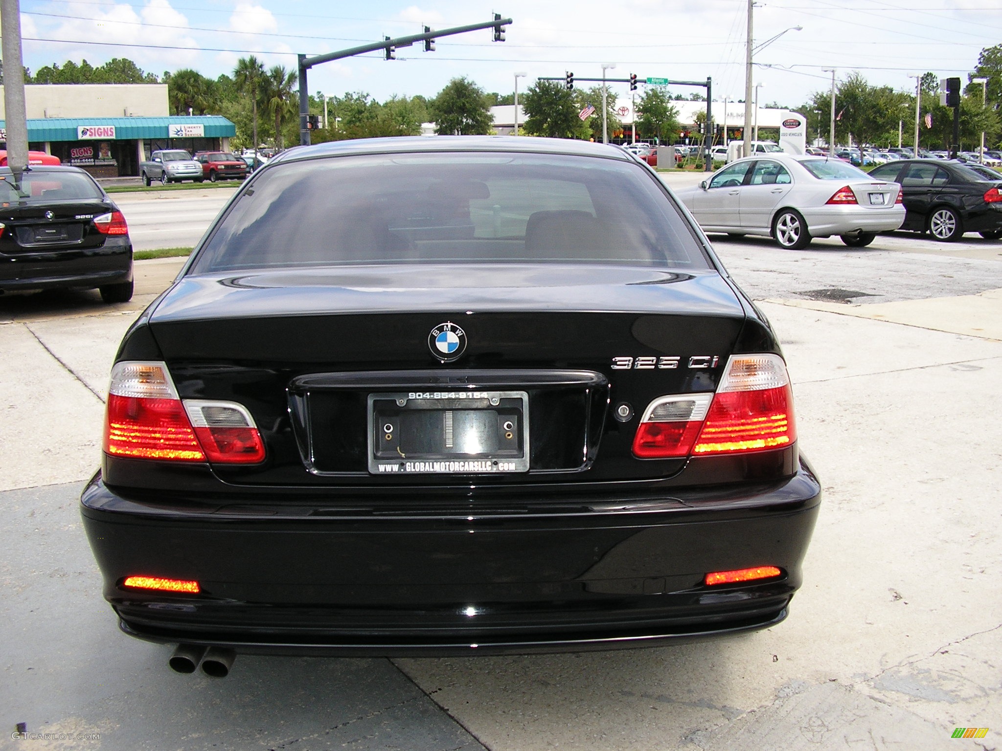 2003 3 Series 325i Coupe - Jet Black / Beige photo #4