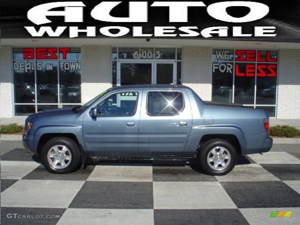 2008 Ridgeline RTL - Steel Blue Metallic / Gray photo #1