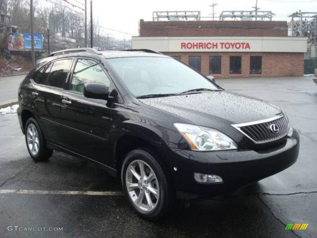 2009 RX 350 AWD - Obsidian Black / Parchment photo #5