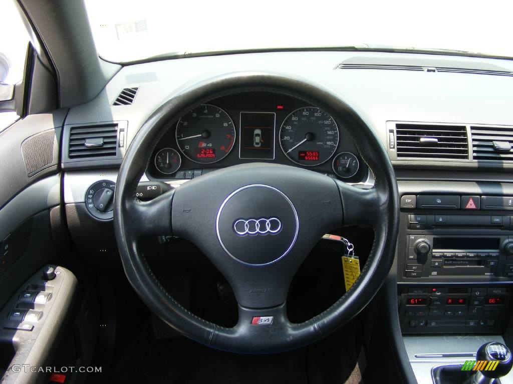 2004 S4 4.2 quattro Sedan - Moro Blue Pearl Effect / Black/Blue photo #23