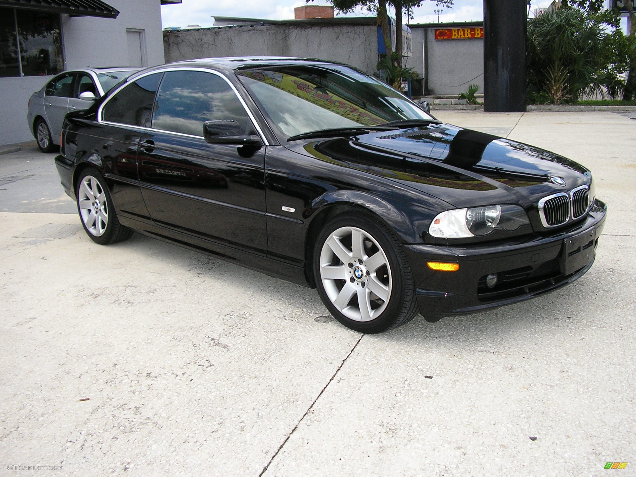 2003 3 Series 325i Coupe - Jet Black / Beige photo #7