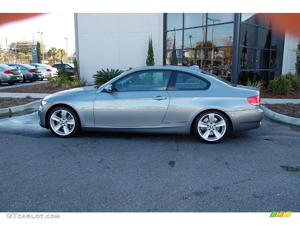 2009 3 Series 335i Coupe - Space Grey Metallic / Grey photo #2