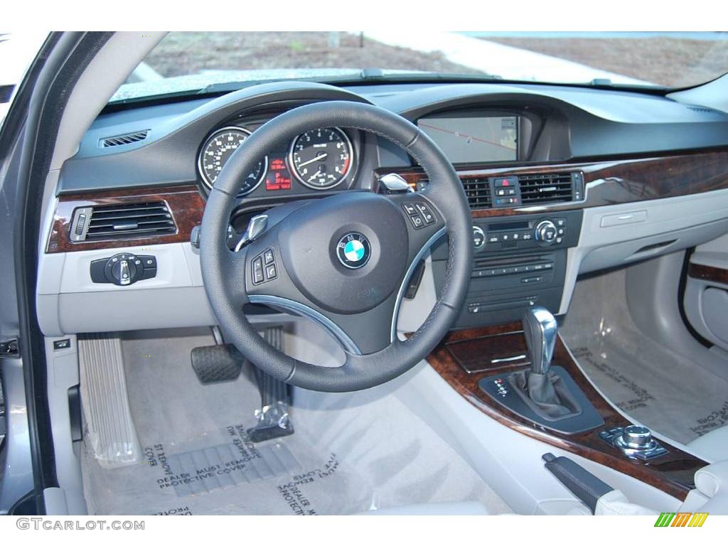 2009 3 Series 335i Coupe - Space Grey Metallic / Grey photo #3