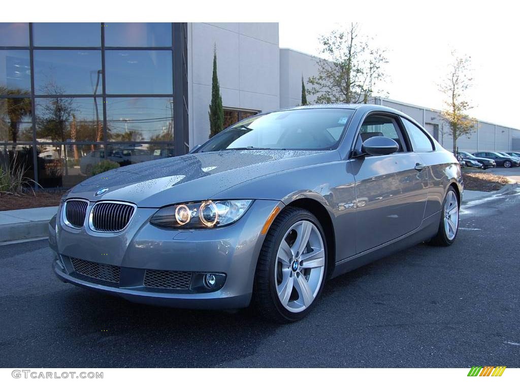 2009 3 Series 335i Coupe - Space Grey Metallic / Grey photo #13