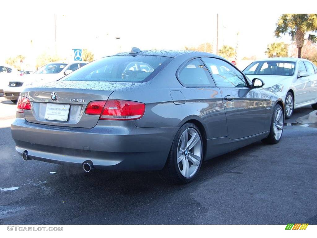 2009 3 Series 335i Coupe - Space Grey Metallic / Grey photo #16