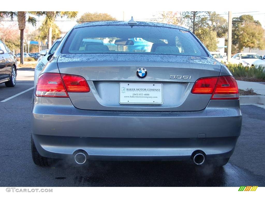 2009 3 Series 335i Coupe - Space Grey Metallic / Grey photo #17