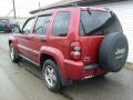 2005 Inferno Red Crystal Pearl Jeep Liberty Renegade 4x4  photo #3