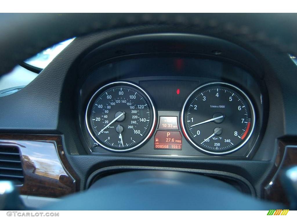 2009 3 Series 335i Coupe - Space Grey Metallic / Grey photo #24