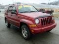 2005 Inferno Red Crystal Pearl Jeep Liberty Renegade 4x4  photo #6