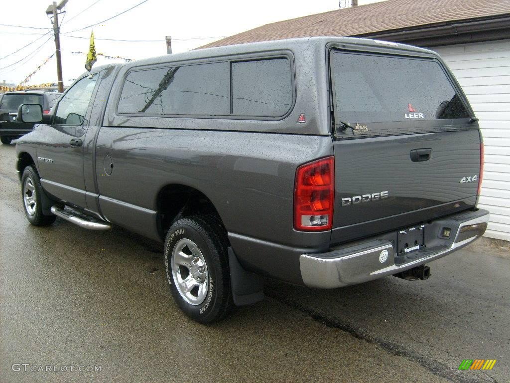 2002 Ram 1500 SLT Regular Cab 4x4 - Graphite Metallic / Dark Slate Gray photo #3