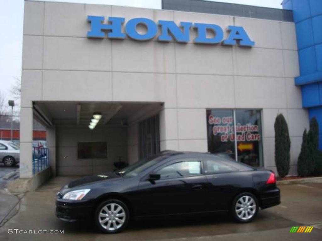 2007 Accord EX V6 Coupe - Taffeta White / Black photo #1