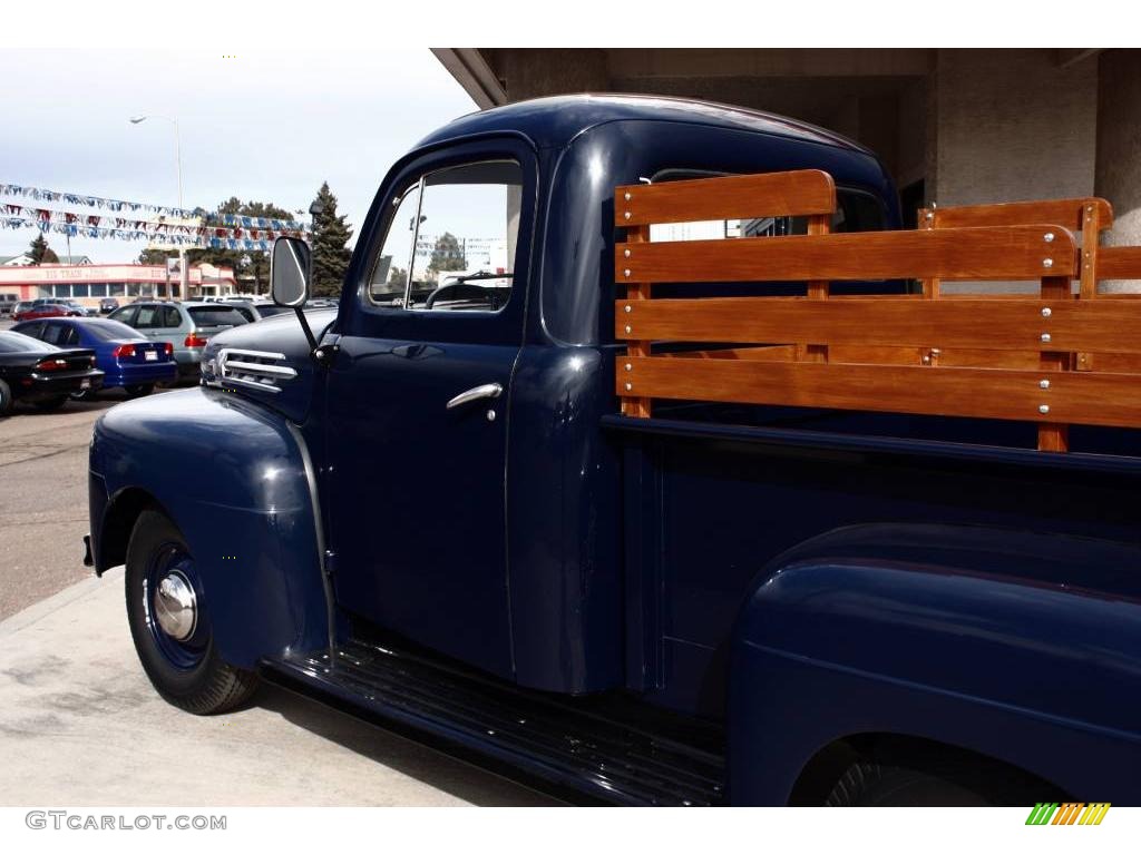 1952 F Series Truck F1 - Dark Blue / Blue photo #23