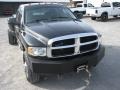 2005 Black Dodge Ram 3500 SLT Quad Cab 4x4 Dually  photo #5