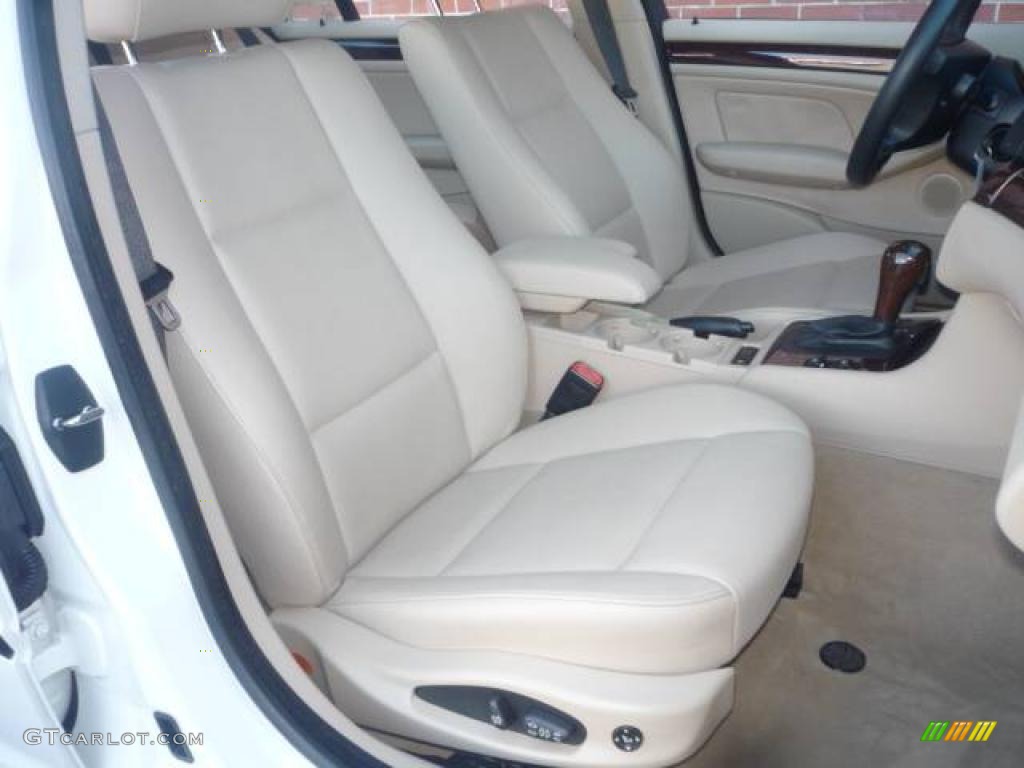 2005 3 Series 325i Sedan - Alpine White / Sand photo #8