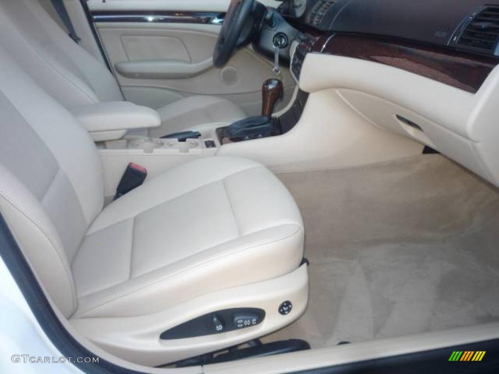 2005 3 Series 325i Sedan - Alpine White / Sand photo #24