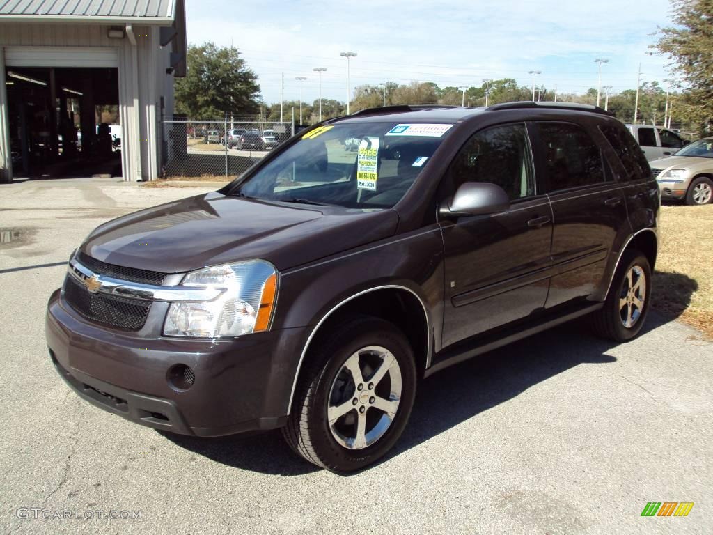 2007 Equinox LT - Black Amethyst Metallic / Light Gray photo #1