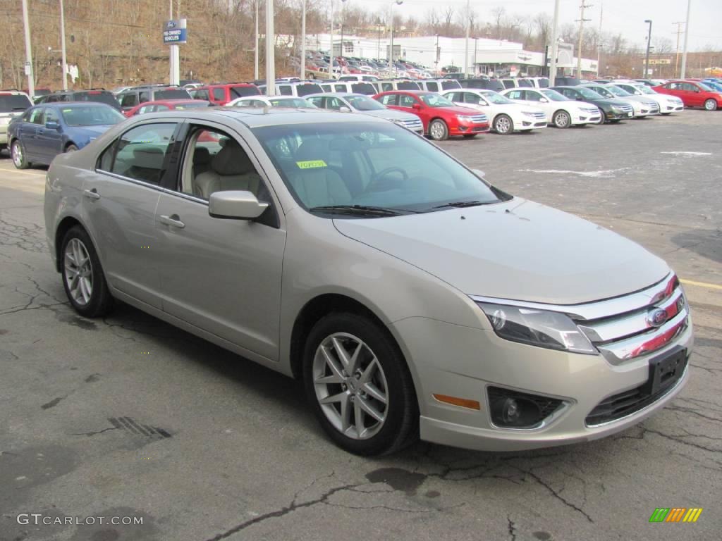 2010 Fusion SEL V6 - Smokestone Metallic / Camel photo #5