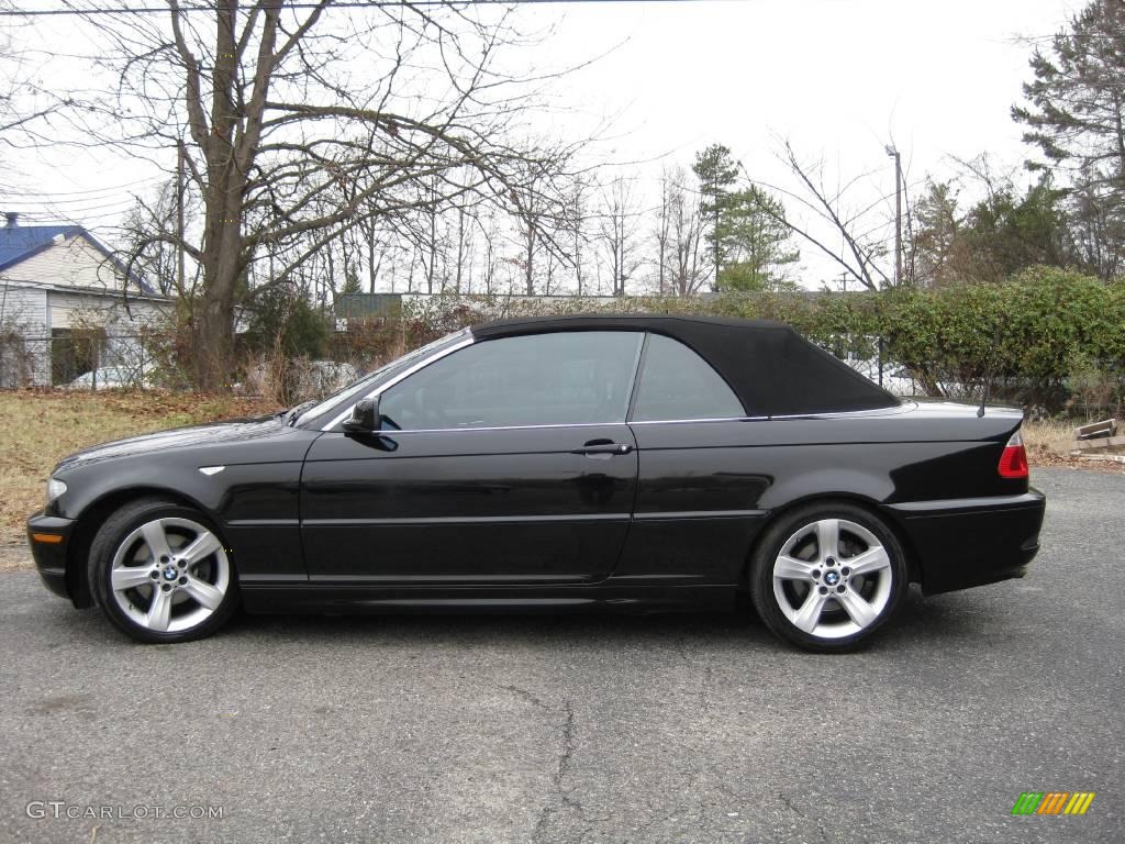 2004 3 Series 325i Convertible - Jet Black / Sand photo #5