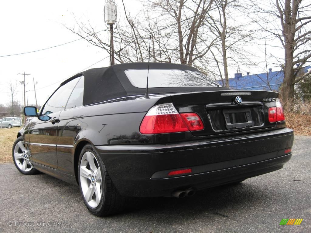 2004 3 Series 325i Convertible - Jet Black / Sand photo #6