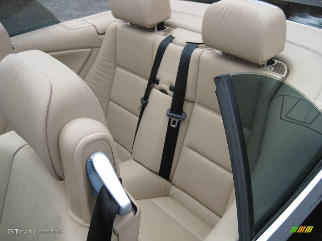 2004 3 Series 325i Convertible - Jet Black / Sand photo #16