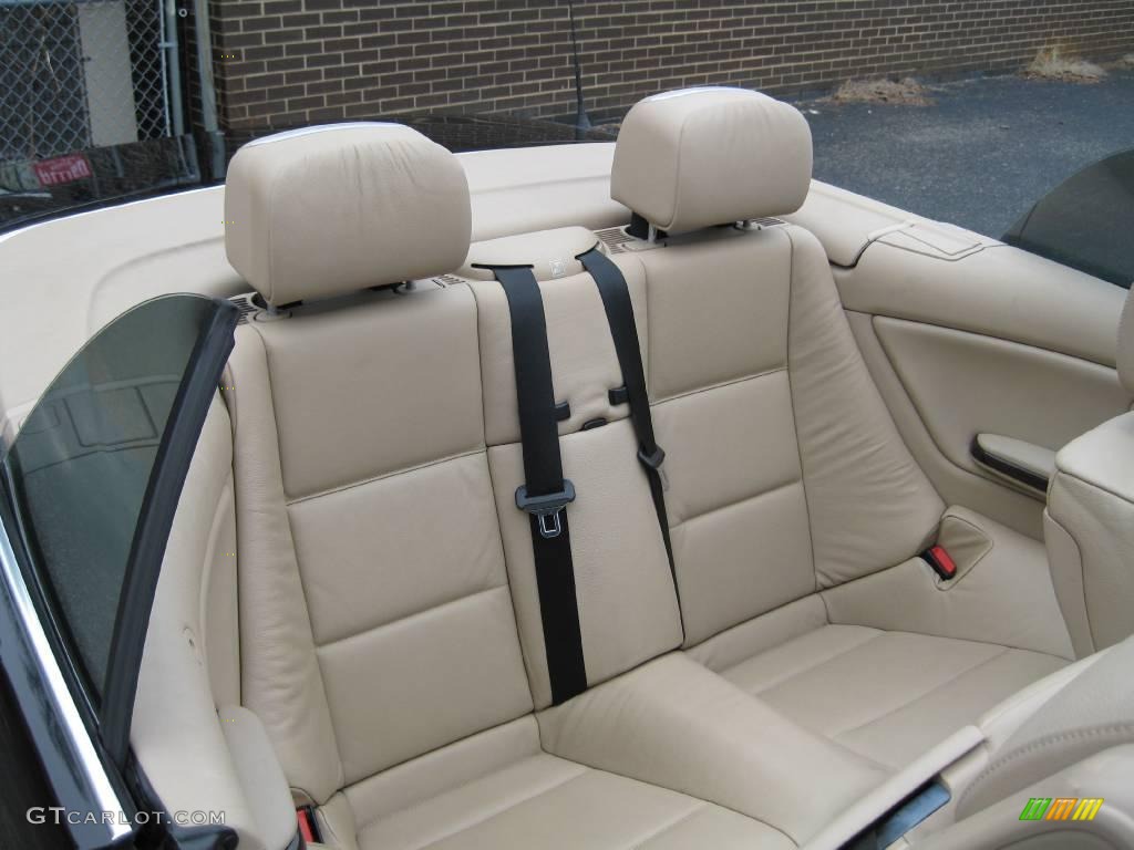 2004 3 Series 325i Convertible - Jet Black / Sand photo #21